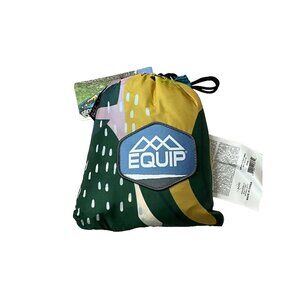 Equip Lightweight Portable Nylon 1 Person Travel Hammock Tropic Pattern New